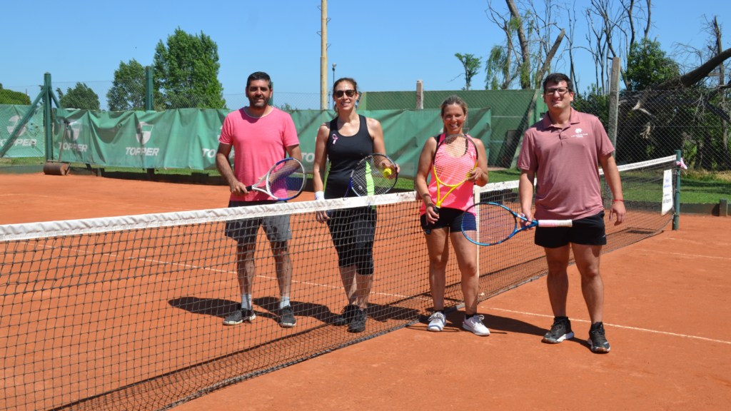 Tenis de San Martín: Se realizó una jornada solidaria por el cáncer de mama