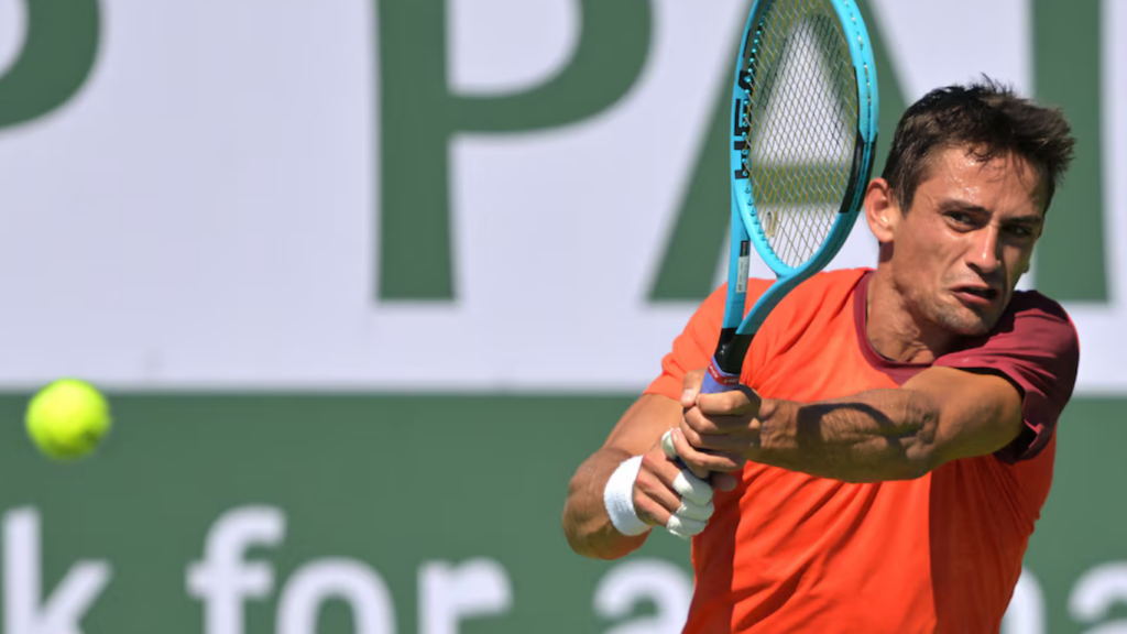 Masters 1000 de Indian Wells: Mariano Navone cayó en un partidazo en el debut de su nuevo entrenador Mancini