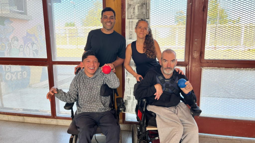 Visitamos al equipo de Boccia de 9 de Julio