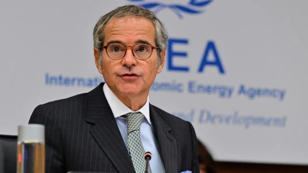 Grossi confirmó que no existen indicios de ataques o daños a las instalaciones nucleares iraníes