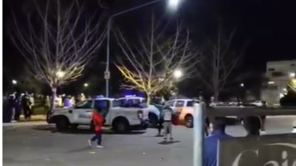 Dos personas aprehendidas y un policía herido tras incidentes en la Plaza Belgrano