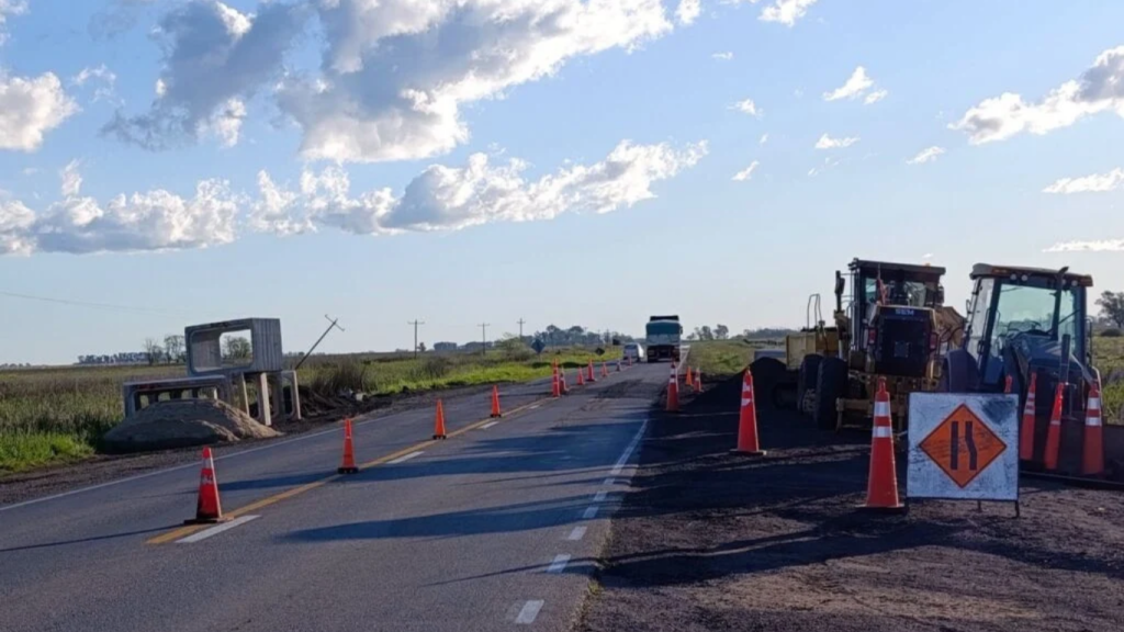 Km 281: Este lunes comienzan a cambiar las alcantarillas en la ruta 5